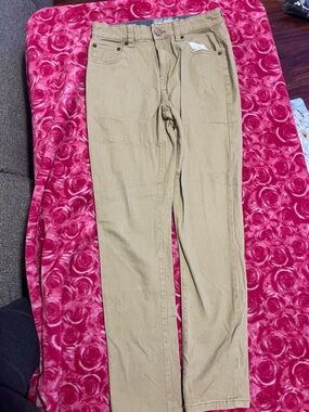 Lucky Brand Olive Green Skinny Stretch Pants